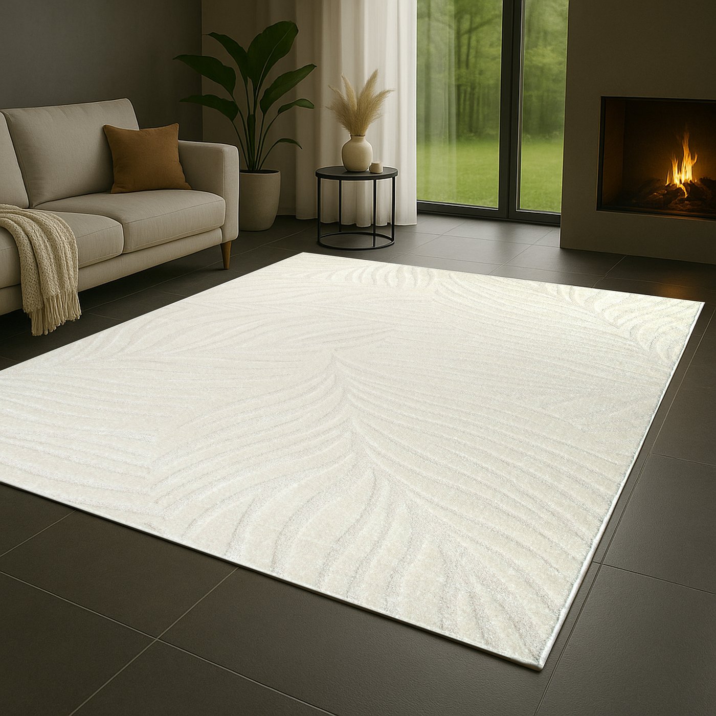 Hestia rug in a living room