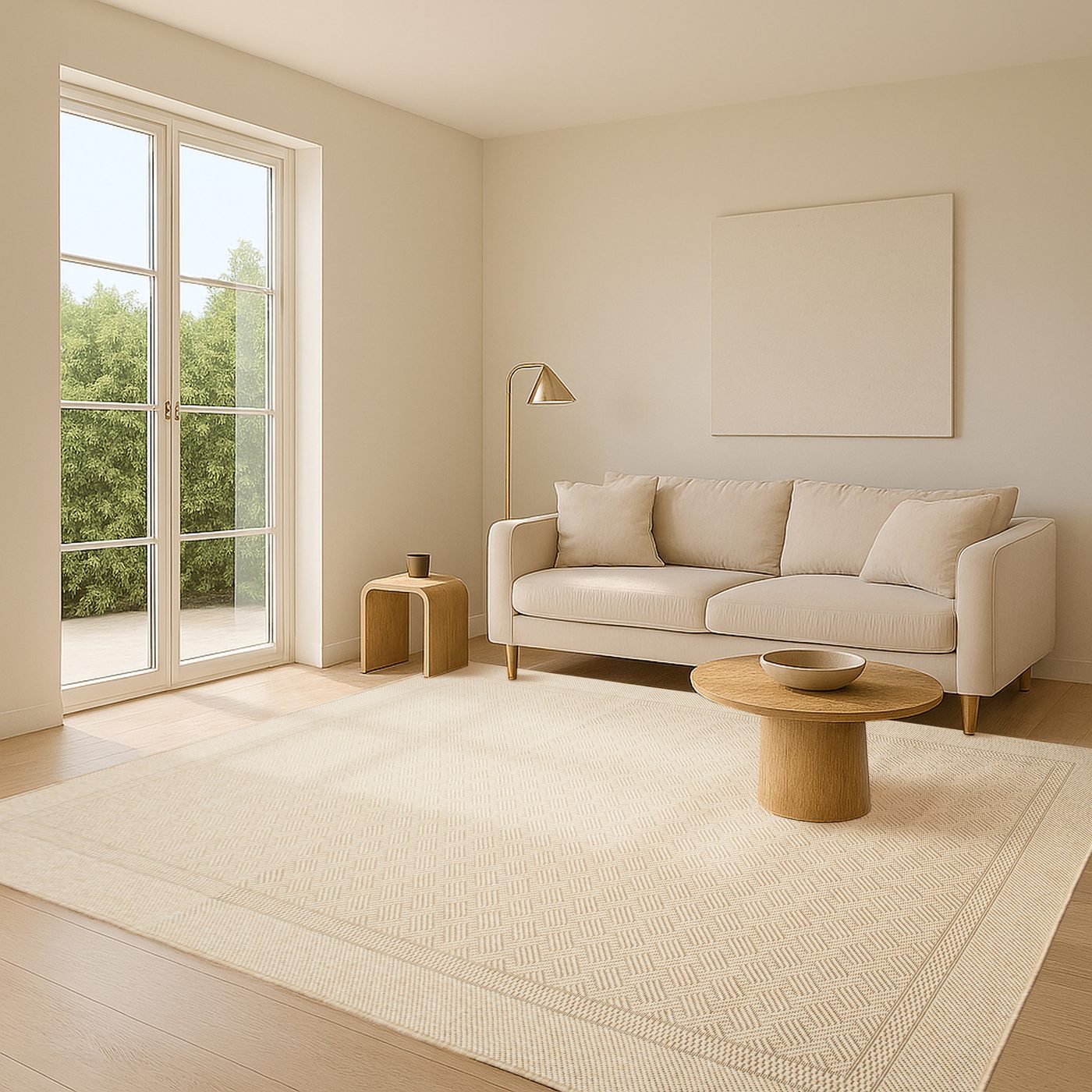 Olymp in a beige living room