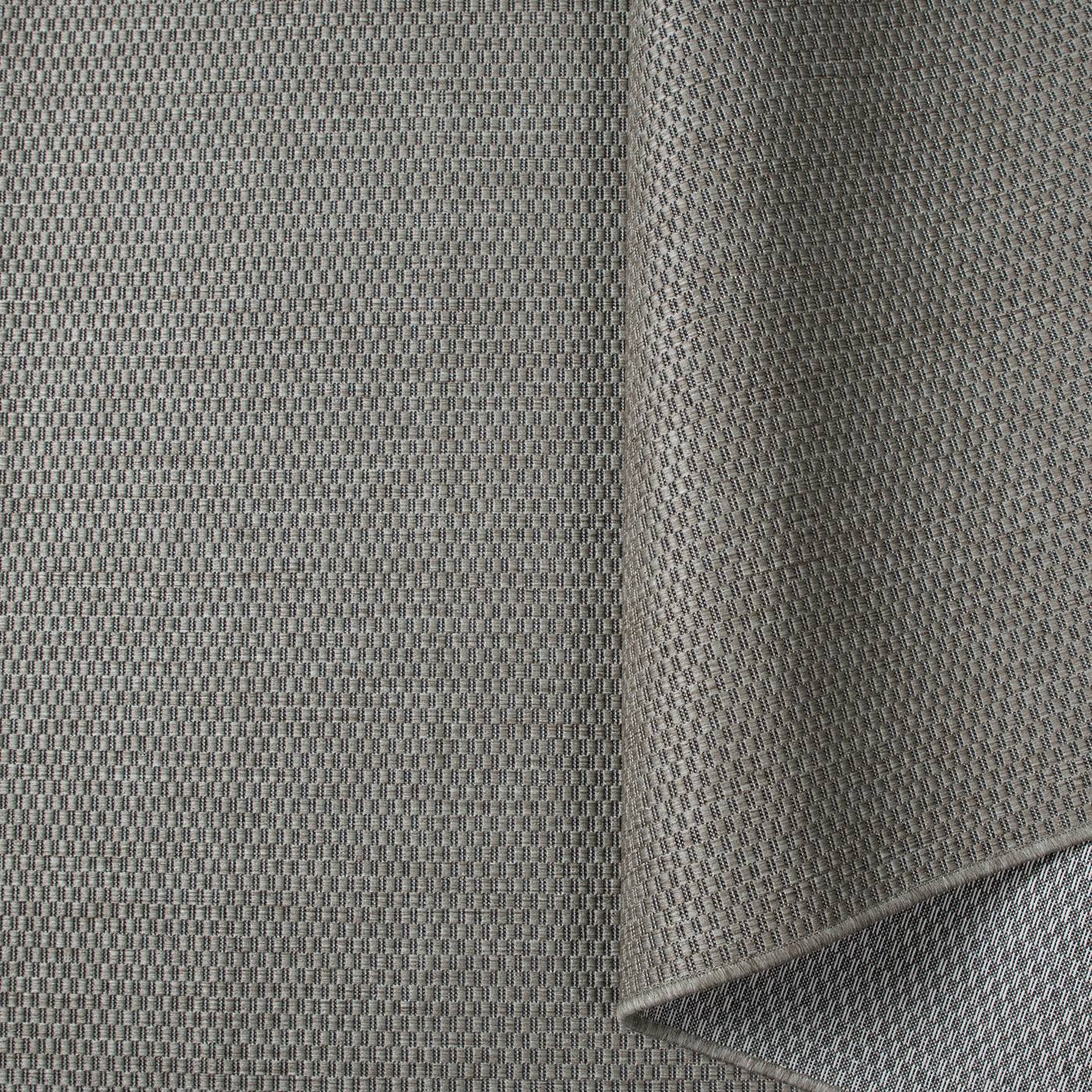Plutus Grey, fine weave close-up