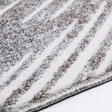 Victoria beige wave texture close-up