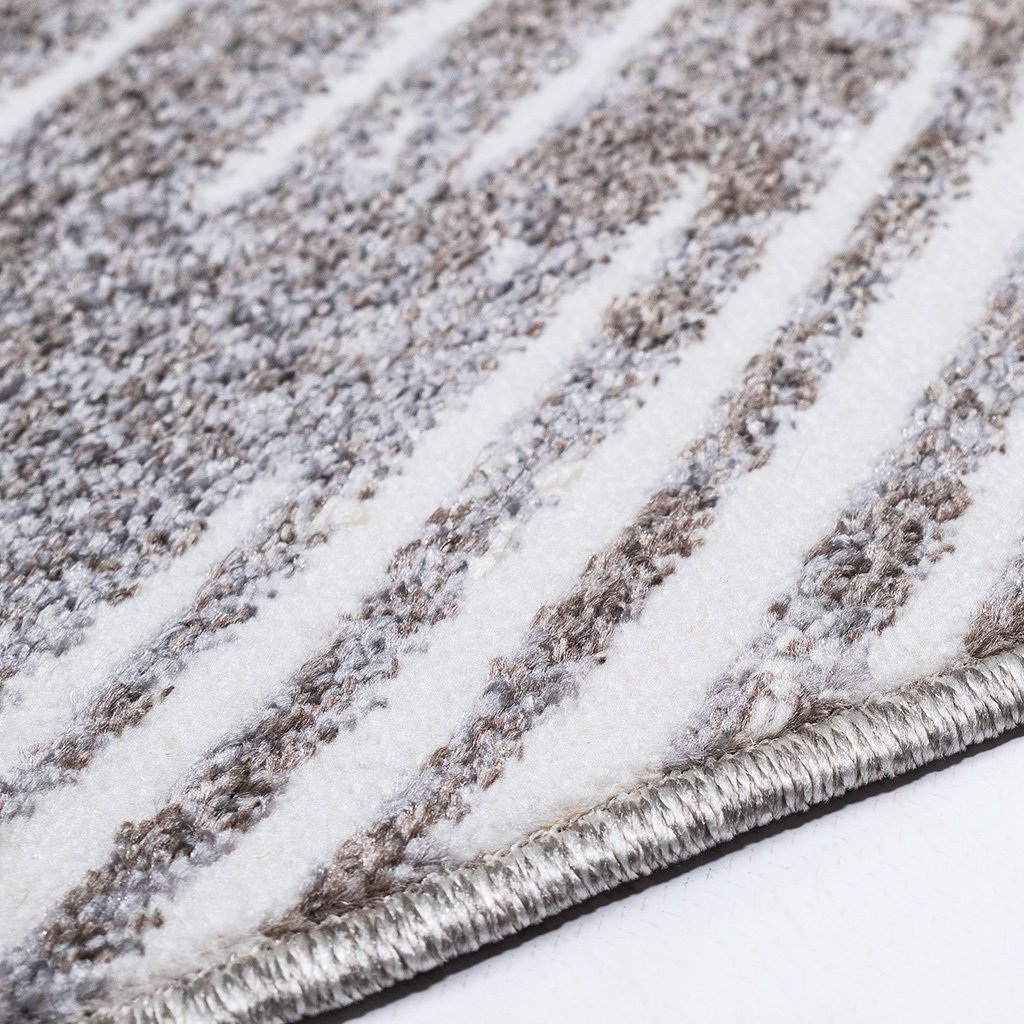 Victoria beige wave texture close-up